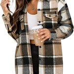 Zeagoo Women's Checked Shirt-Jacket (DE Only)