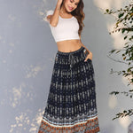 Zeagoo Women's Boho Floral Skirt