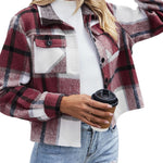 Zeagoo Women's Short Flannel Jacket (DE Only)