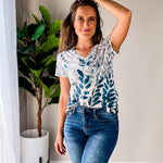 Zeagoo Women Casual Soft V Neck Basic Tee Tops