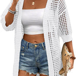 Zeagoo Women's 2025 Summer Crochet Lightweight Cardigan