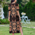 Zeagoo Women Floral Summer Dress Casual Beach Dress