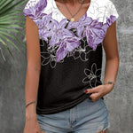 Zeagoo T Shirt Women's V-Neck Short Sleeve Blouse Top (DE Only)