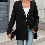 Zeagoo Womens Long Sleeve Chunky Cable Knit Cardigans