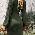 Zeagoo Women's Casual Knit Dress Long Sleeve Bodycon Dress