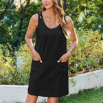 Zeagoo Summer Dress for Women Sleeveless Tank Dress