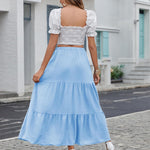 Zeagoo Rock Damen Elegant Hohe Taille Skirt (DE Only)