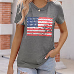 Zeagoo Flag Shirts Short Sleeve Patriotic Shirt 4th of July Tee