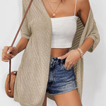 Zeagoo Short Sleeve Crochet Kimonos Open Front Cover Ups