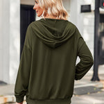 Zeagoo Lightweight Hoodies Full Zip Up Oversized Sweatshirts