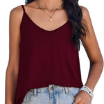 Zeagoo Tank Top V-Neck Sleeveless Summer Tops (DE Only)