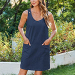 Zeagoo Summer Dress for Women Sleeveless Tank Dress
