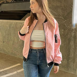Zeagoo Short Bomber Jacket