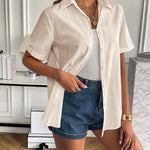Zeagoo Women Linen Button Down Shirt