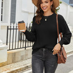 Zeagoo Women's Elegant Knitted Jumper Crew Neck Sweater (DE Only)