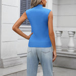 Zeagoo Women's 2024 Mock Turtle Neck Sweater Vest