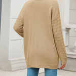 Zeagoo Womens Long Sleeve Chunky Cable Knit Cardigans