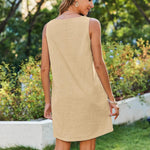 Zeagoo Summer Dress for Women Sleeveless Tank Dress