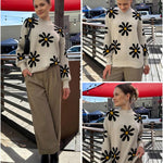 Zeagoo Pullover Damen Strickpullover Warm Winterpullover Rundhals (DE Only)