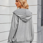 Zeagoo Lightweight Hoodies Full Zip Up Oversized Sweatshirts