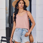 Zeagoo Tank Top V-Neck Sleeveless Summer Tops (DE Only)