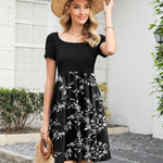 Zeagoo Summer Dress Women's Dresses Short Sleeve Dress (DE Only)