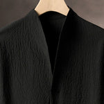 Thin Ice Silk V-Neck Cardigan T-Shirt