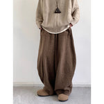 Retro Thick Woolen Loose Bloomers