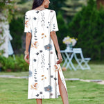 Zeagoo Women Floral Summer Dress Casual Beach Dress