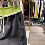 Color-blocked Loose Sweatpants