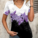 Zeagoo Short Sleeve Shirts Dressy Tops with Pleats