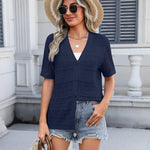 Zeagoo Short Sleeve Crochet Cardigan Button up Bolero Shrug Sweater