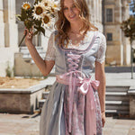 Zeagoo Dirndl Blouse Women's Lace Short Sleeve Blouse (DE Only)
