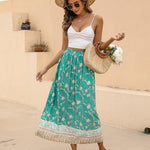 Zeagoo Women's Boho Floral Skirt
