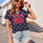 Zeagoo T Shirts Women American Flag Tops