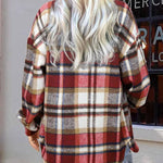Zeagoo Women's Checked Shirt-Jacket