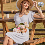 Zeagoo Summer Dress Women's Short Sleeve Dresses (DE Only)