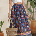 Zeagoo Women's Boho Floral Skirt