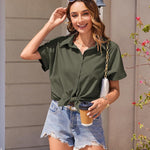 Zeagoo Women's Blouse Short Sleeve Shirts (DE Only)