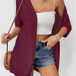 Zeagoo Short Sleeve Crochet Kimonos Open Front Cover Ups