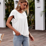 Zeagoo Women's Blouse Batwing Blouse Shirts (DE Only)