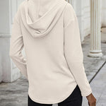 Zeagoo Women's Hoodie Long Sleeve V Neck Pullover Tops (DE Only)