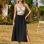 Zeagoo Skirt Women's Elegant Printed Skirt Boho Beach Skirt (DE Only)