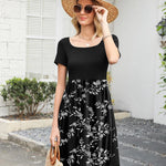 Zeagoo Summer Dress Women's Dresses Short Sleeve Dress (DE Only)