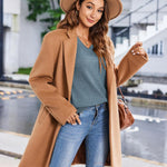 Zeagoo Long Sleeve Shirts for Women V Neck Casual Sweaters