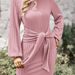 Zeagoo Women's Casual Knit Dress Long Sleeve Bodycon Dress