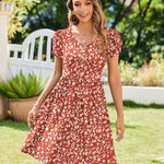 Zeagoo Summer Dress Women's Short Sleeve Dresses (DE Only)