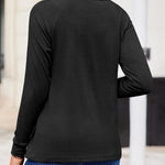 Zeagoo Women Long Sleeve Shirts Casual Pleated Tunic Blouses