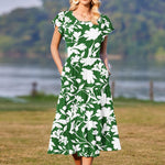 Zeagoo Summer Dress Women's Dresses Short Sleeve Dress (DE Only)