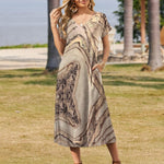 Zeagoo Floral Dress Short Sleeve Beach Dress